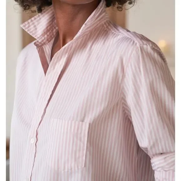 Frank & Eileen XS pink striped eileen button down - Picture 7 of 8
